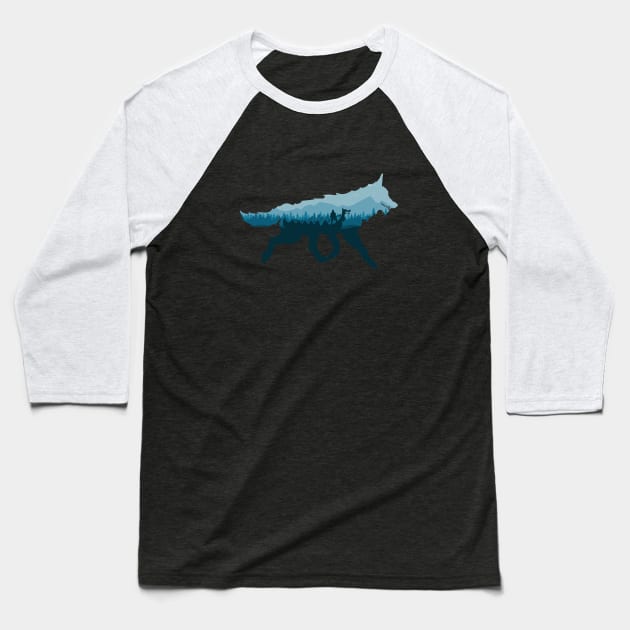 Wolves of the Sea Baseball T-Shirt by Shadow Lab